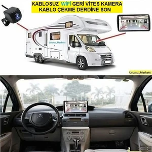 Ucuzcu Market Karavan Arka Görüş Kamerası (Wifi Özellik Ile Cep Telefon+Tablet Kesintisiz Görüntü