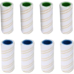 Mikrofiber Rulo Fırça Aksesuarları Karcher Fc3 FC3D Fc5 Fc7 Akülü Zemin Temizleyici Için Yedek Rulo Seti (Yurt Dışından)