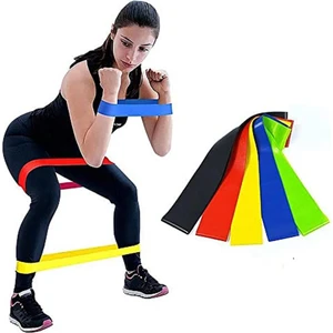 Enfein Pilates Direnç Lastiği Seti 5 Adet Evde ve Spor Salonunda Kullanabileceğiniz Direnç Lastiği