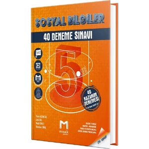 Mozaik Yayınları 5. Sınıf Sosyal Bilgiler 40 Deneme