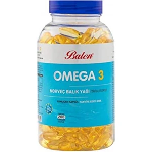 Omega 3 Norveç Balık Yağı  200 Kapsül