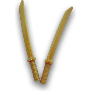 Parçalar - Minifigürler Için 2’li Altın Renk Katana Seti