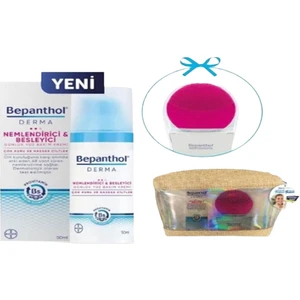 Derma Nemlendirici ve Besleyici Yüz Bakım Kremi 50 ml  ( Yüz Temizleme Cihazı+Çanta Hediyeli )