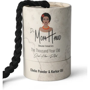 Dr. Mom Hand Chebe Powder & Karkar Oil 200ml "Çad Saç Uzatma Ritüeli"