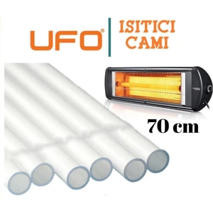 70 cm Infrared Ufo Isıtıcı 23MM Soba Camı