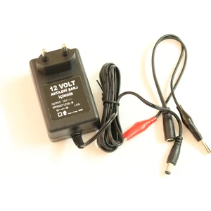 Ata Elektronik Pilsan Prenses Akülü Araba Jeep Uyumlu - 12 Volt Aküler Için  Şarj Cihazı Şarz Aleti Adaptör + Otomatik Voltaj Kesicili + Yerli 1 Amper