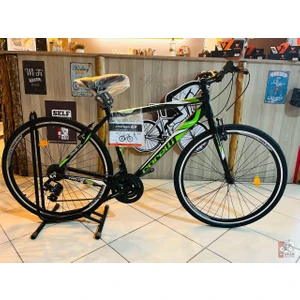 Trivor 1.0 28 Jant 21 Vites Trekking Şehir Bisikleti Siyah - Yeşil