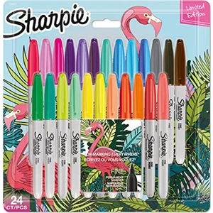 Fine Permanent Markör 24'lü Karışık Paket, Flamingo