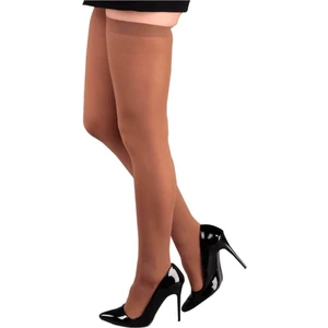 Bayan 6 Lı Paket 70 Denye Kalın Mus Kaçmaz Dizüstü Çorap-38-Bronz