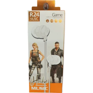 R24 Ekstra Bass Mikrofonlu Kablolu Kulaklık