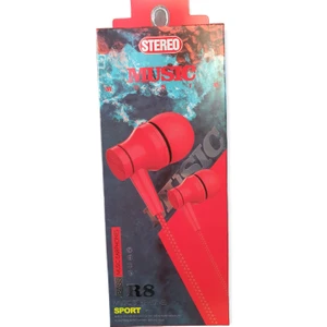 R8 Ekstra Bass Mikrofonlu Kablolu Kulaklık