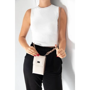 Silver Polo Kadın Askılı Cüzdan Bej - Kum SP889 Silver & Polo