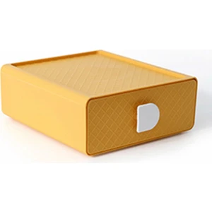 Masaüstü Depolama Kutusu Çekmece - Sarı (Yurt Dışından)