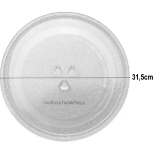 Regal Mikrodalga Fırın Cam Tabak Tepsi Döner Tabla Tırnaklı 31,5cm 315MM