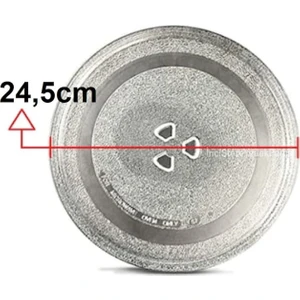 Regal Mikrodalga Fırın Cam Tabak Tepsi Döner Tabla Tırnaklı 24,5cm 245MM V42055622