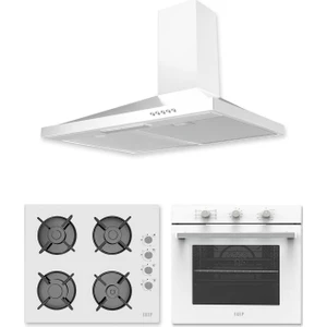 Basic Beyaz 240 3'lü Ankastre Set (ED400-EO320-EF240)