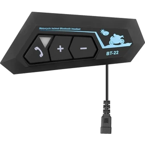 BT22 Motosiklet Bluetooth 5.0 Kablosuz Intercom Kask Kulaklık