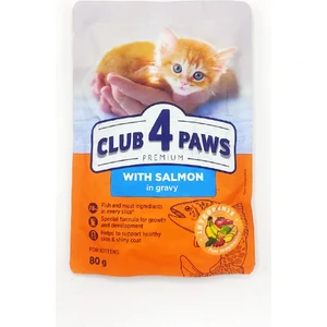 CLUB4PAWS Somonlu Prem.pouch Yavru Kedi Mama 80GR