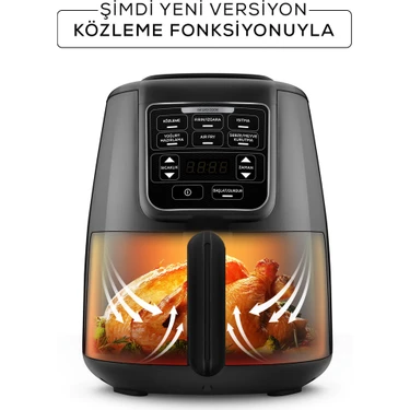 Karaca Air Pro Cook Köz XL Airfryer Black Shine 4