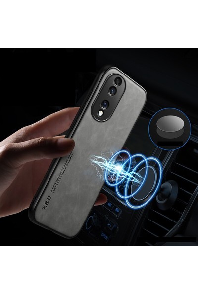 Qichengda Honor 70 5g Cilt Algılama Manyetik Cep Telefonu Kılıfı (Yurt Dışından)