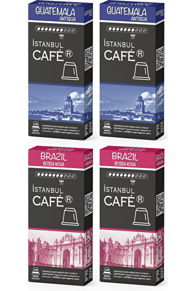 İstanbul Cafer Nespresso Uyumlu Kapsül Kahve Avantajlı Paket 40'lı