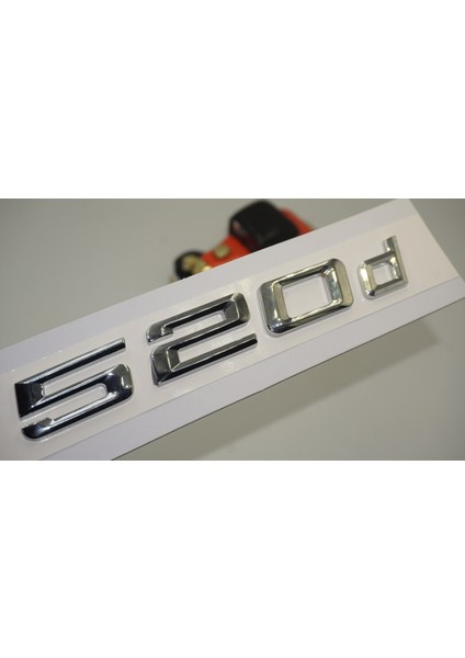 Bmw 520D Bagaj Krom Metal 3m 3D Yazı Logo