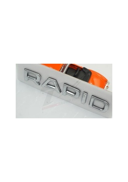 Skoda Rapid 13-16 Yeni Nesil Bagaj Krom Abs 3m 3D Yazı Logo Amblem fırsatları