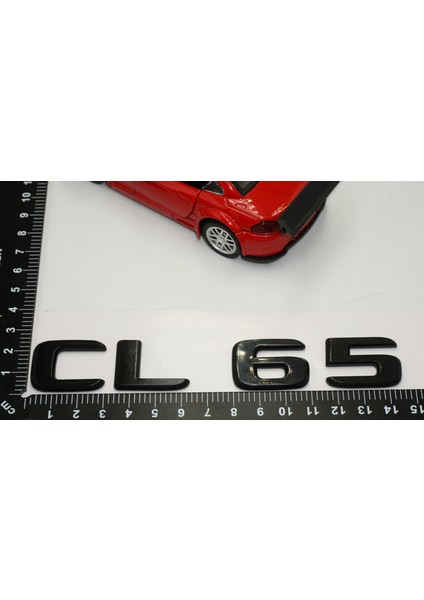 cl 65 Bagaj Parlak Siyah Abs 3m 3D Yazı Logo