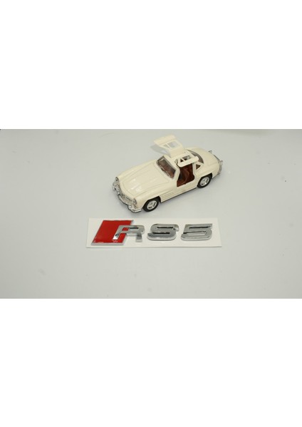 Audi Rs5 Bagaj Krom Abs 3m 3D Yazı Logo Amblem Orjinal Ürün
