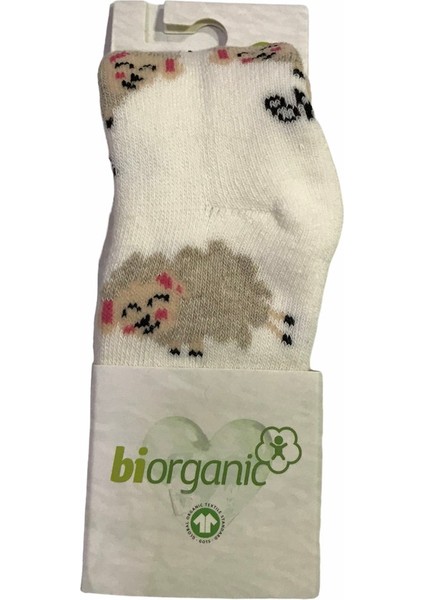 Çorap Külotlu Havlu Kuzulu Ekru