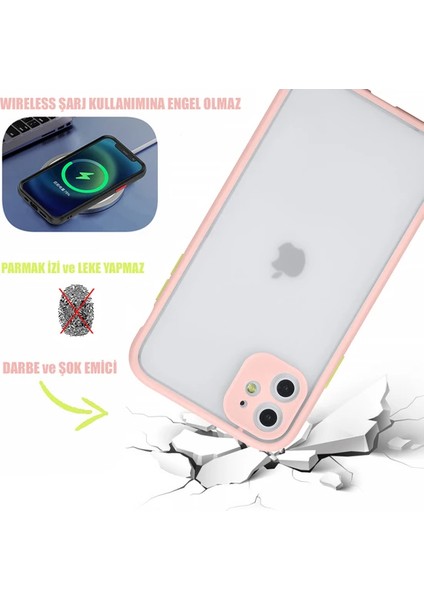 Apple iPhone 11 Pro Kılıf 3D Kamera Korumalı Parmak Izi ve Leke Yapmaz Matte Smoke Case