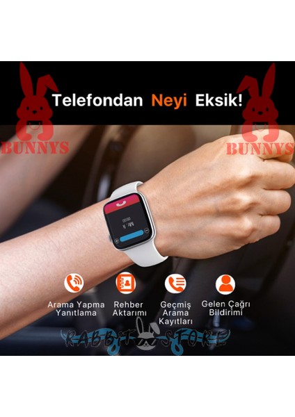 Akıllı Saat Wacht 8 Konuşma ve Müzik Özellikli fırsatları