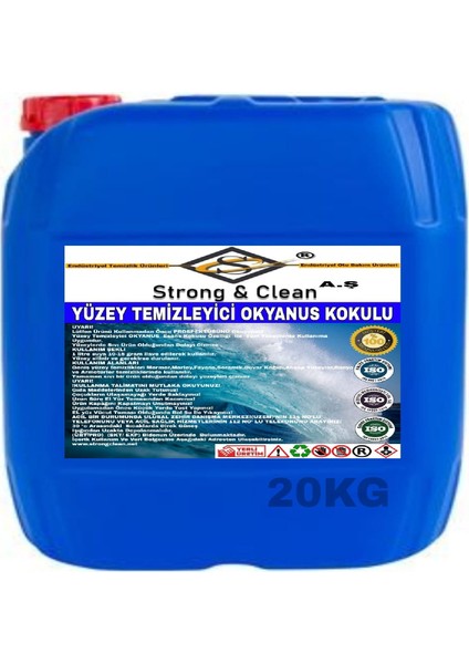 Yüzey Temizleyici Okyanus Kokulu 20 kg