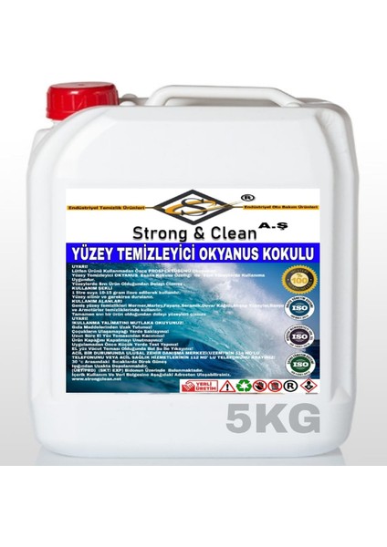 Yüzey Temizleyici Okyanus Kokulu 5 kg