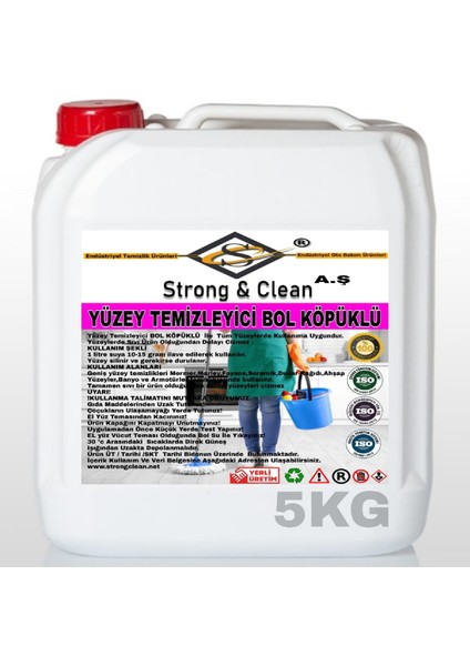 Yüzey Temizleyici Köpüklü 5 kg