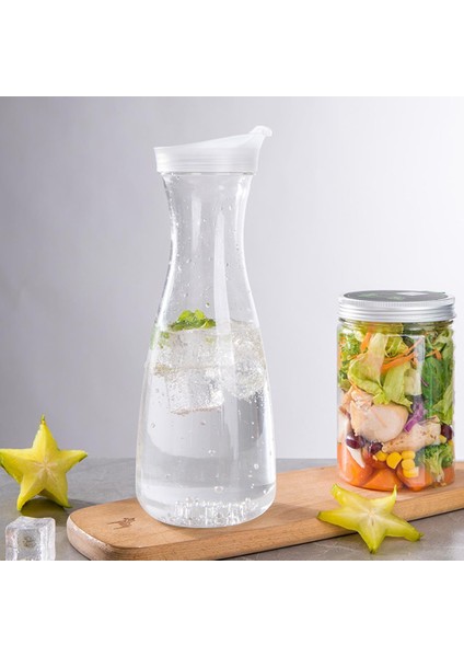 Su Suyu Kavanoz Içecek Servis Sürahi Meyve Sürahi 1000ML