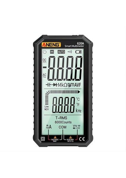 Geniş LCD Ekranlı Taşınabilir Profesyonel Dijital Multimetre (Yurt Dışından)