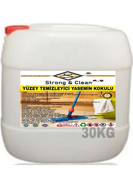 Yüzey Temizleyici Yasemin Kokulu 30 kg