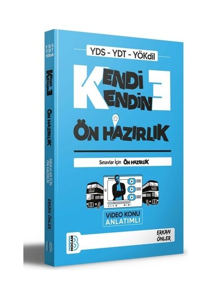 YDS YDT YÖKDİL Kendi Kendine Ön Hazırlık Video Konu Anlatımlı
