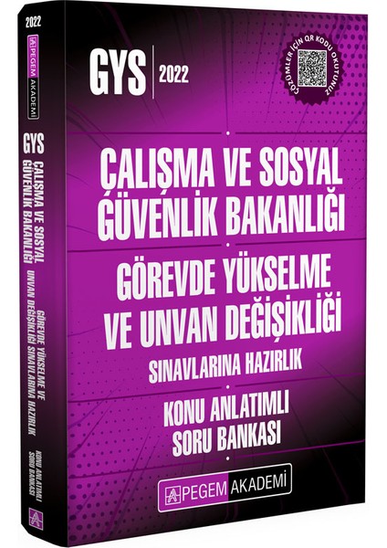 2022 Çalışma ve Sosyal Güvenlik Bakanlığı Gys Konu Anlatımlı Soru Bankası