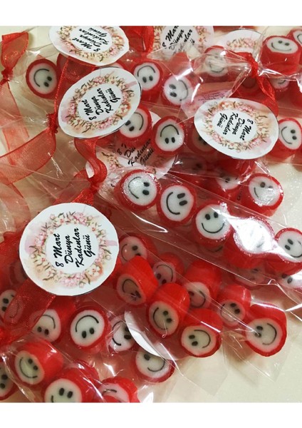 Gülenyüz Desenli Parmak Şeker 25 Adet modelleri