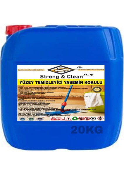 Yüzey Temizleyici Yasemin Kokulu 20 kg
