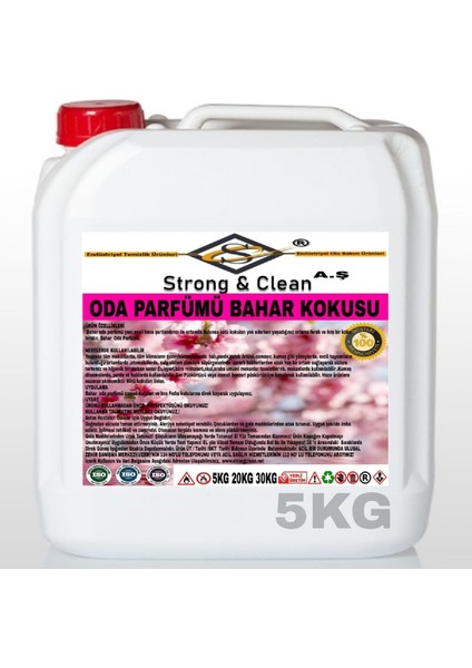 Oda Parfüm Bahar Kokulu 5 kg