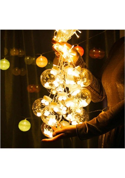 LED Işıklı Top Perde 12 Toplu Zarif Aydınlatma Enerji Tasarruflu indirimleri