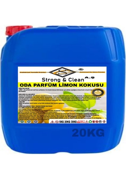 Oda Parfüm Limonlu 20 kg