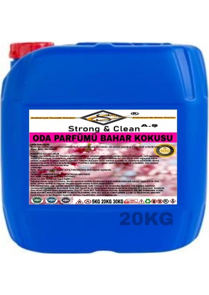 Oda Parfüm Bahar Kokulu 20 kg