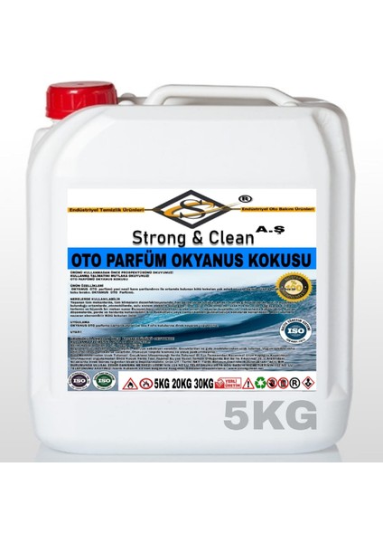 Oto Parfüm Okyanus Kokulu 5Kg