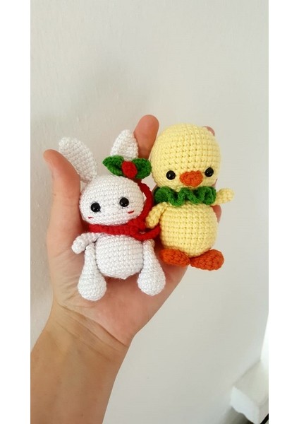 amigurumi Minik Ördek ve Tavşan Oyuncak