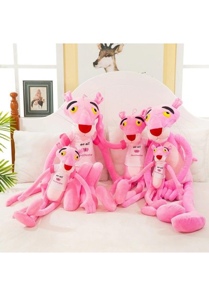 Ithal Kumaş Efsane The Pink Panther Pembe Panter Aksiyon Figür Tişörtlü Peluş Oyuncak 60 Cm.