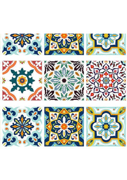 20 Adet Mozaik Duvar Fayans Çıkartmalar Mutfak Banyo Kiremit Çıkartmaları # 1 10X10 cm (Yurt Dışından) fırsatları